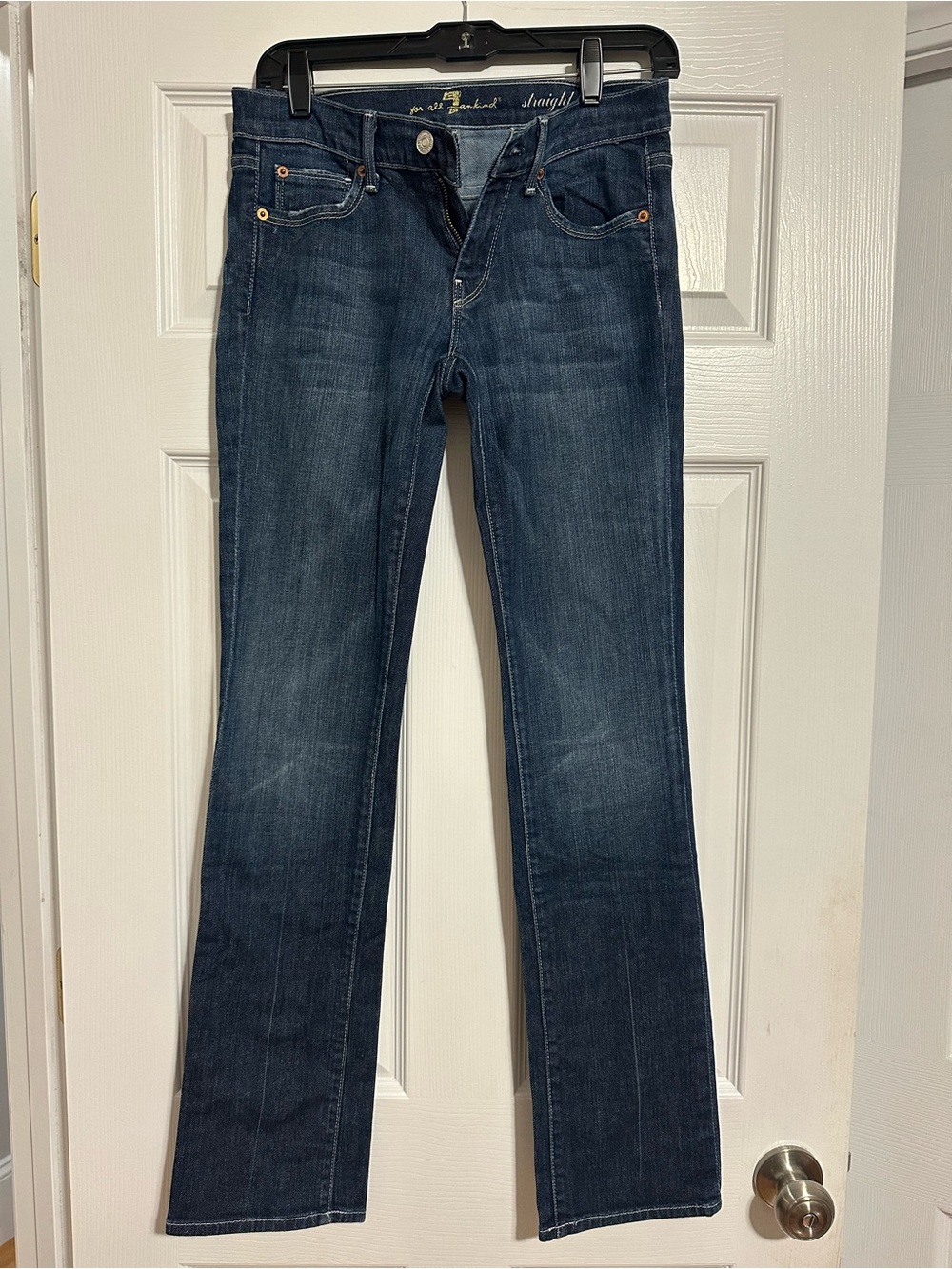 7 For All Mankind Dark Indigo Bootcut Jeans